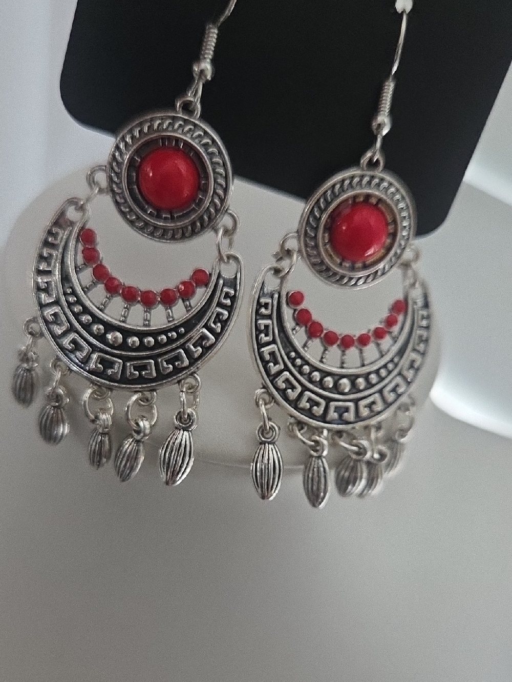 Paparazzi Mantra To Mantra Red Earrings NWT